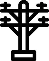 elektrisch Pole Vektor Symbol