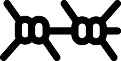 Zaun Draht Vektor Symbol