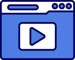 Video-Streaming-Vektorsymbol vektor