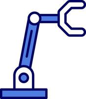 Roboterarm-Vektorsymbol vektor