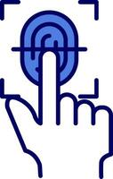 berühren Vektor Symbol