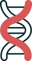 DNA-Strang-Vektor-Symbol vektor