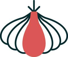 Knoblauch-Vektor-Symbol vektor