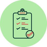 Checkliste Vektor Icon