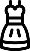 Sommerkleid Vektor Symbol