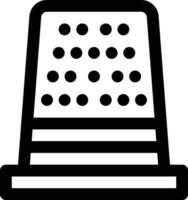 Fingerhut Vektor Symbol