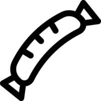 Wurst-Vektor-Symbol vektor