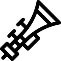Symbol für Trompetenvektor vektor