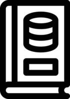 Bibliothek Datenbank Vektor Symbol