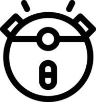 Roboter Vakuum Vektor Symbol