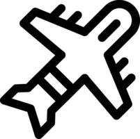 Flugzeug Vektor Symbol