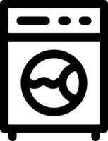 Wäsche Maschine Vektor Symbol