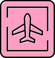 Flughafen Zeichen Vektor Symbol