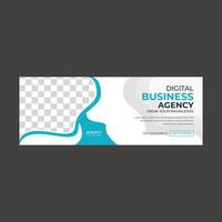 geometrische Business-Social-Media-Banner-Vorlage vektor