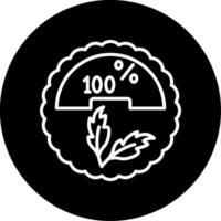 100 Prozent Vektor Symbol