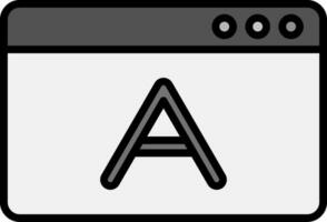 Text Größe Vektor Symbol