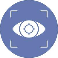 Auge Verfolgung Vektor Symbol