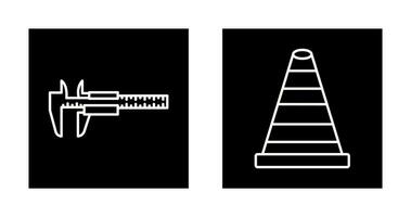 Kegel und Bremssättel Symbol vektor