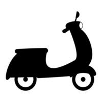 Moped Motorrad Lieferung Reiten Frankreich Symbol Element vektor