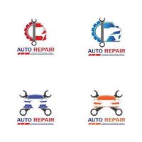 auto reparation logotyp vektor. automotivelogo mall vektor