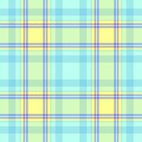 Plaid Tartan Hintergrund von Muster Stoff Textil- mit ein nahtlos Vektor Textur überprüfen.