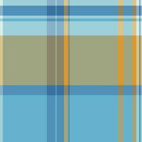 Plaid Tartan Textur von Textil- nahtlos prüfen mit ein Hintergrund Muster Stoff Vektor. vektor