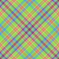 Textil- Hintergrund nahtlos von Tartan prüfen Plaid mit ein Vektor Muster Stoff Textur.