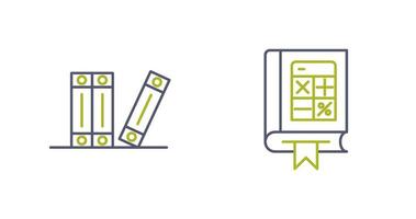 Archiv und Mathematik Symbol vektor