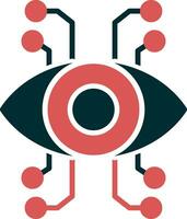 bionisch Auge Vektor Symbol