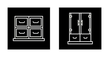 Kabinett und Geschäft Symbol vektor