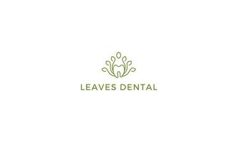 Dental Logo Design mit Pfeil Konzept vektor