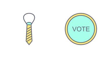 slips och rösta länk ikon vektor