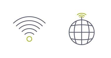 Signal auf Benutzer und global Signale Symbol vektor