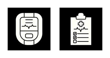 Oximeter und medizinisch Symbol vektor