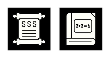 Geschichte und Mathematik Symbol vektor