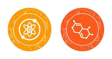 Proton und Molekül Symbol vektor