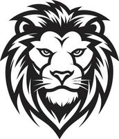 auf das durchstreifen schwarz Löwe Logo Symbol Exzellenz Regal brüllen ein majestätisch schwarz Vektor Löwe Design