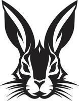 schwarz Hase Vektor Logo ein Fachmann und elegant Logo zum Ihre Unternehmen schwarz Hase Vektor Logo ein kreativ und einzigartig Logo zum Ihre Organisation