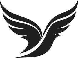 schwarz Taube Vektor Logo mit Text und geometrisch Hintergrund ein Scharf und modern Design schwarz Taube Vektor Logo mit Text und Hand gezeichnet Hintergrund ein persönlich und einzigartig Design