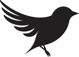 anmutig Falke Symbol hochfliegend Schwan Logo vektor
