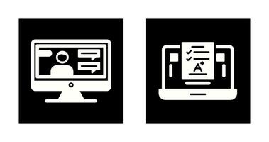 Internet und Partituren Symbol vektor