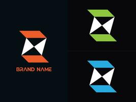 zx brev är ett excellent logotyp. kan vara Begagnade som din varumärke. vektor