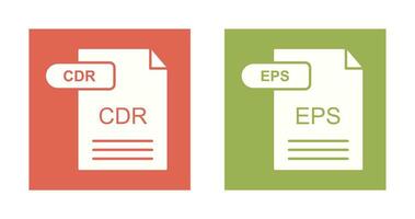 CDR och eps ikon vektor