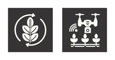 Agronomie und Clever Bauernhof Symbol vektor