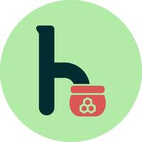 klein h Vektor Symbol