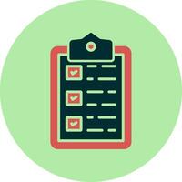 Checkliste Vektor Icon