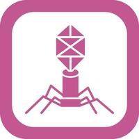 bakteriofag vektor ikon