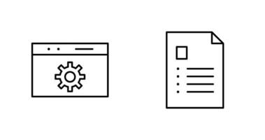 Analytik und Netz Optimierung Symbol vektor