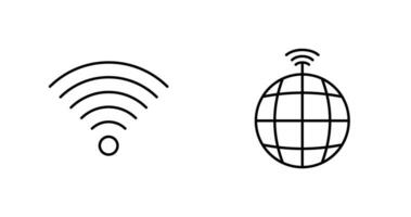 Signal auf Benutzer und global Signale Symbol vektor