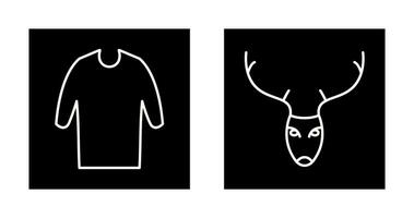 beiläufig Hemd und Tier Symbol vektor